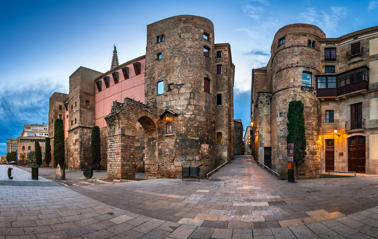 La muralla romana de Barcelona